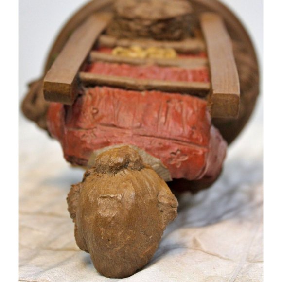 Vtg 1984 Tom Clark Gnome Old Lady Women Mabel in Chair Sculpted Figurine Statue - Picture 10 of 10